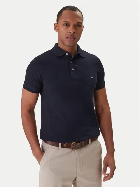 Tommy Hilfiger Polo Granatowy