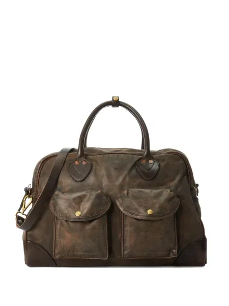 Geantă Ralph Lauren Rrl maro