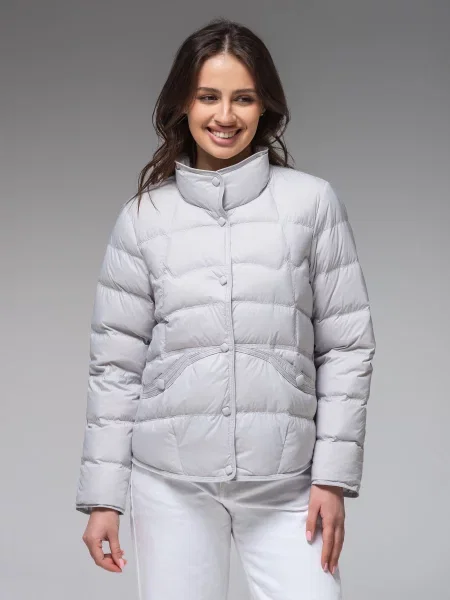 Демисезонная куртка Viva Wear серая