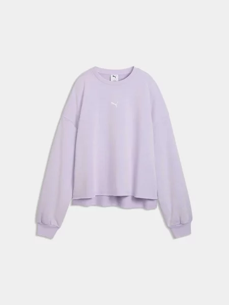 Світшот PUMA Ess Graphic Washed Crew комбінований верх фіолетовий