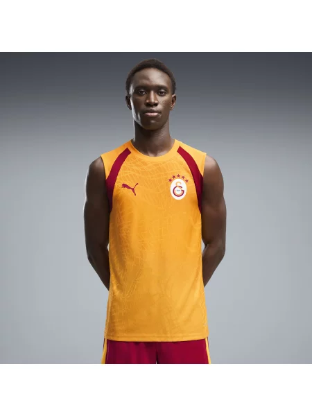 PUMA dopasowana koszulka treningowa Galatasaray S.K. Odzież S pomarańczowy