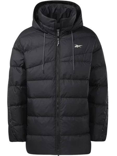 Geacă Reebok lungă negru