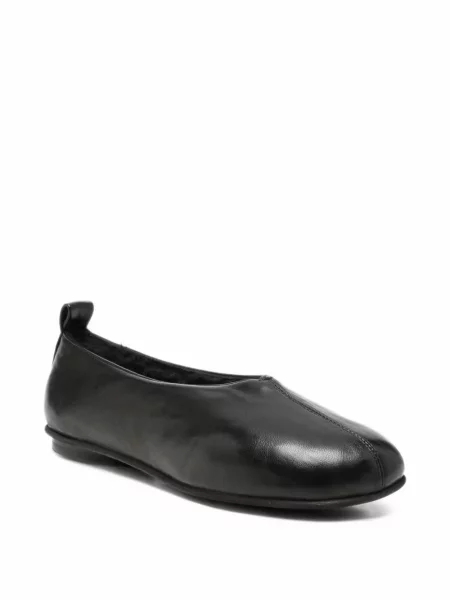Chiloți Liska din piele slip-on negru