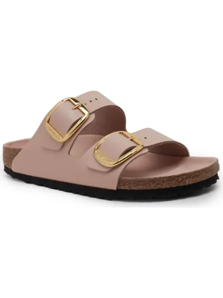 Birkenstock Bőr papucs Arizona BB LENA | narrow fit bézs