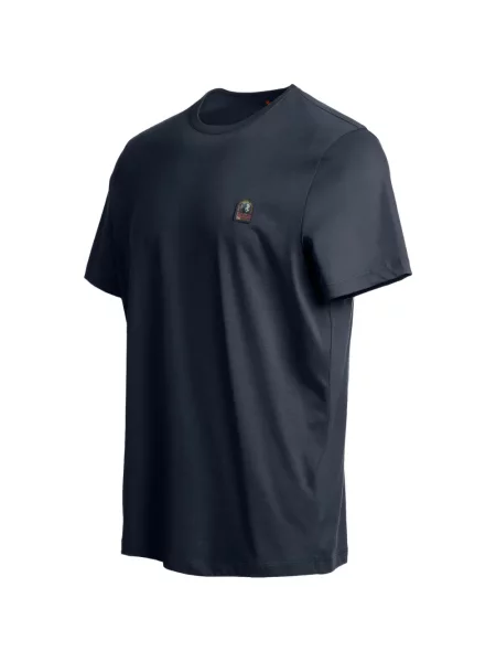 Tricou Parajumpers cu autograf albastru
