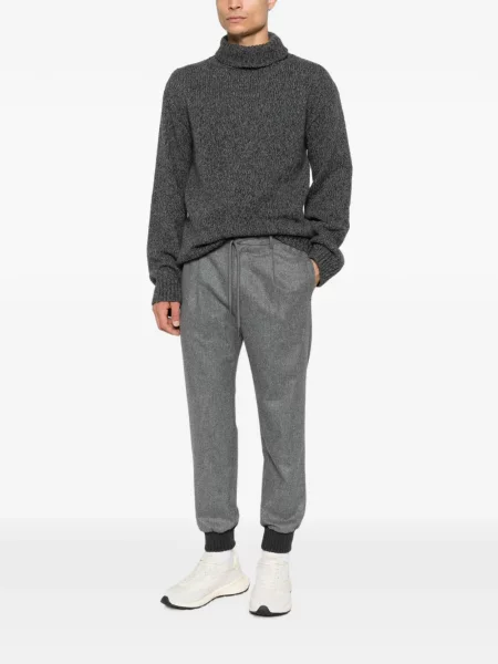 Pantaloni Tagliatore cu cordon gri