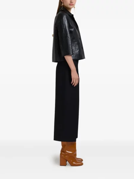 Pantaloni Marni de lână negru