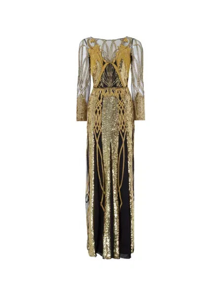 Rochie Temperley London cu paiete negru