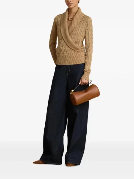 Gulerat pulover Lauren Ralph Lauren maro
