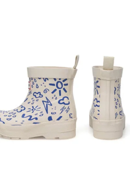 Gumijasti škornji Hunter bela