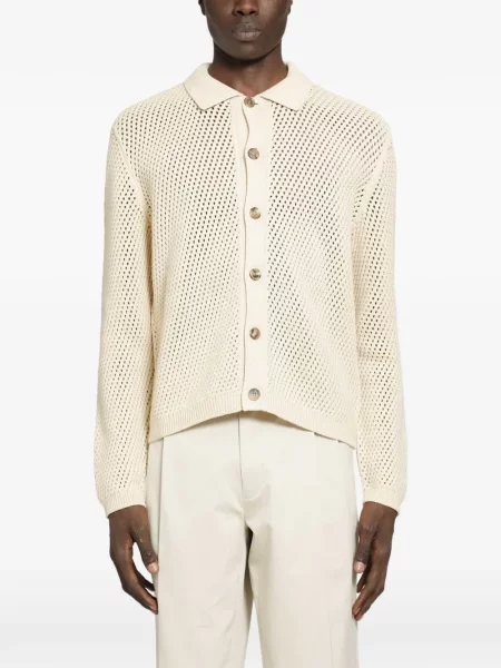 Gulerat cardigan Prada tricotate
