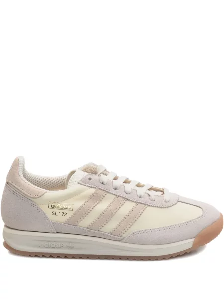 Sneakerși Adidas Samba din piele de căprioară alb