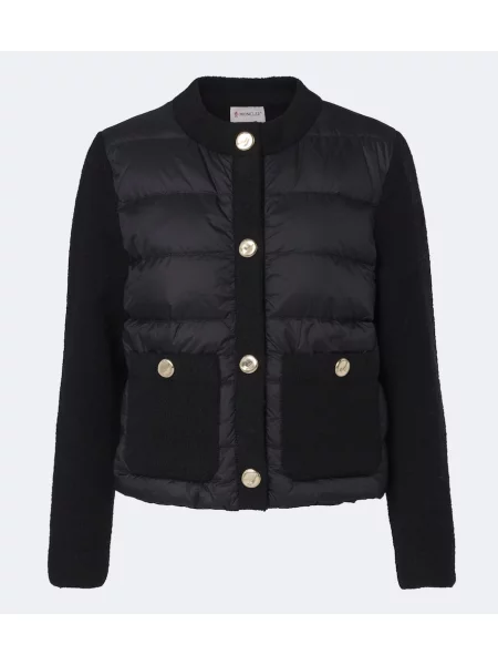 Cardigan Moncler de lână negru