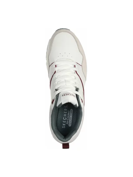 Sneakersy Skechers zamszowe retro białe