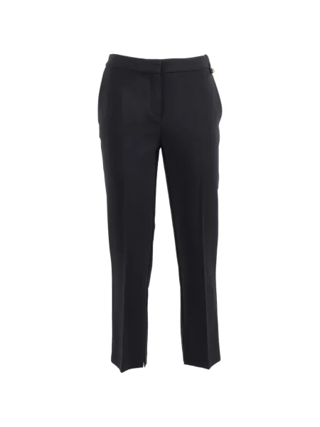 Pantaloni Elisabetta Franchi cu autograf negru