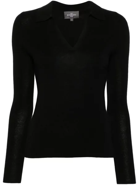 Polo Eric Bompard tricotate negru