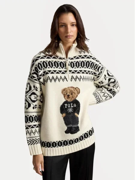 Polo Ralph Lauren sveter dámsky vlnený béžová