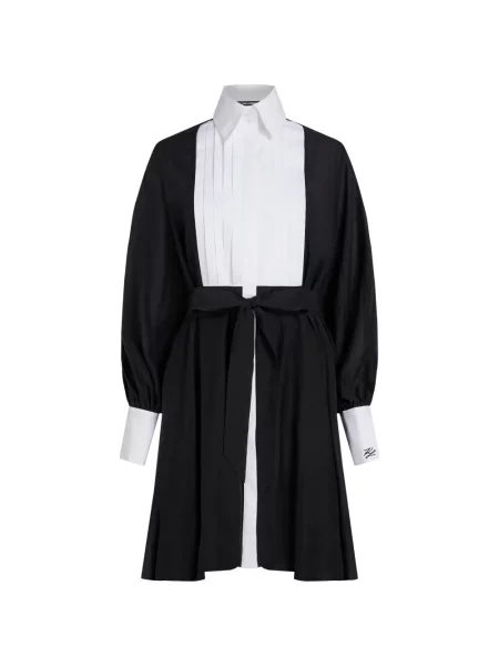Rochie tip cămașă Karl Lagerfeld negru