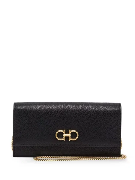 Portofel Ferragamo din piele negru