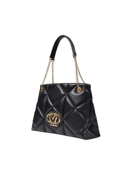 Torebka Love Moschino pikowana czarna