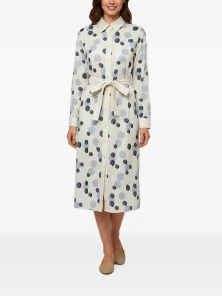 Rochie tip cămașă Max Mara cu buline