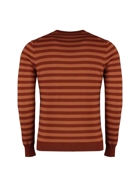 Sweter Malo z okrągłym dekoltem brązowy