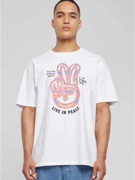 Тениска Mister Tee бяло