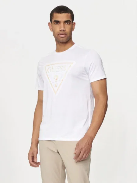 Guess Tricou alb