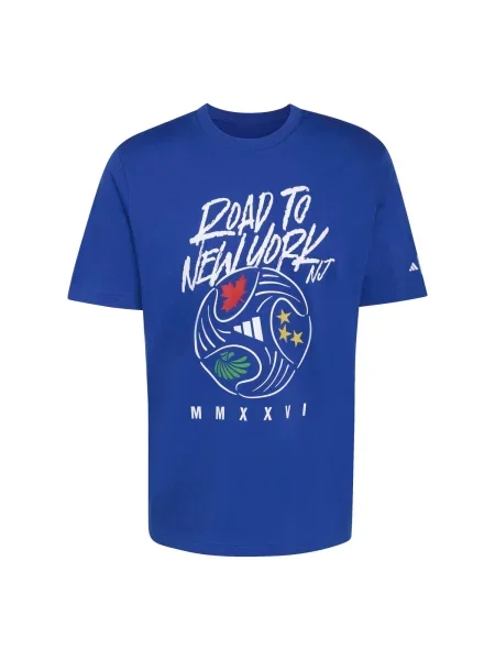 ADIDAS SPORTSWEAR Tricou funcțional FTB WC BALL albastru / galben / roșu alb