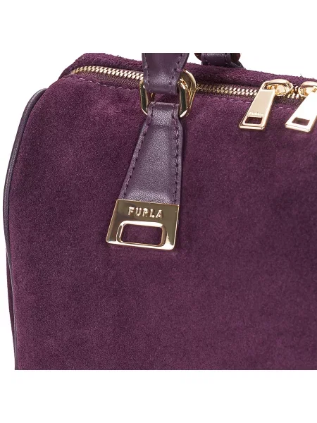 Geanta crossbody Furla din piele violet