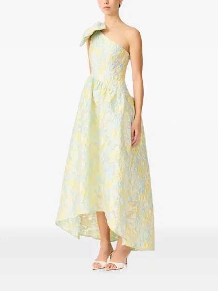 Rochie maxi Elliatt asimetrică galben