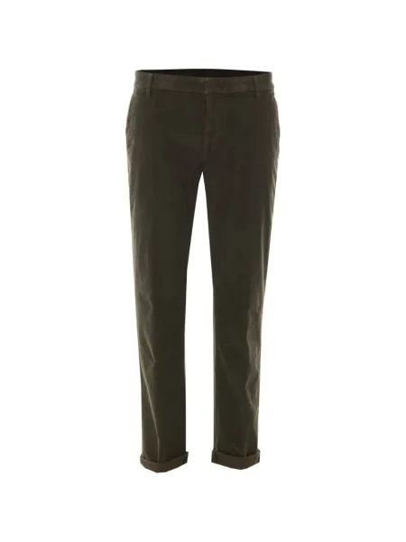 Pantaloni Dondup de catifea cord verde