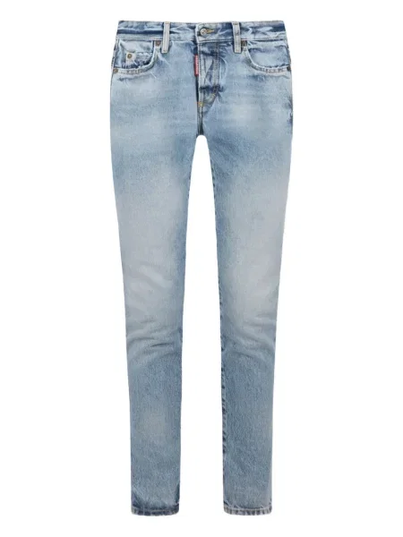 Blugi Dsquared2 cu 5 buzunare albastru