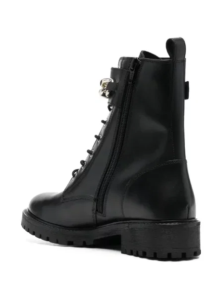 Cizme scurte Geox din piele negru