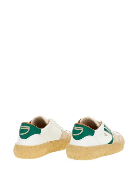 Sneakerși Puraai cu șireturi cu dungi din dantelă