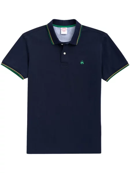 Polo Brooks Brothers cu broderie albastru