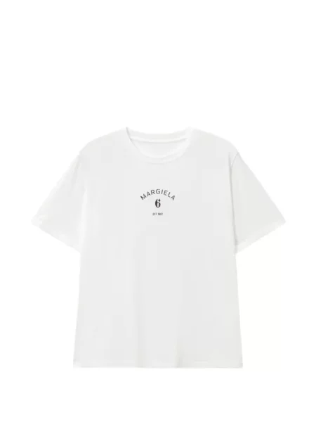 Tricou Mm6 Maison Margiela cu imagine alb