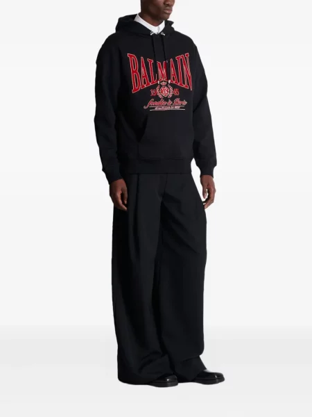 Hanorac cu glugă Balmain negru
