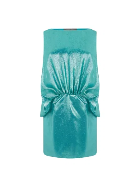 Sukienka Alberta Ferretti niebieska
