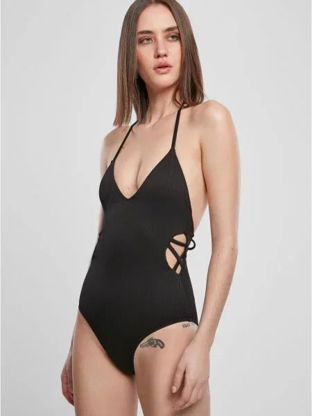 Costum de baie Urban Classics negru