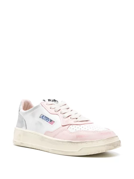 Kožené retro tenisky Autry bílé