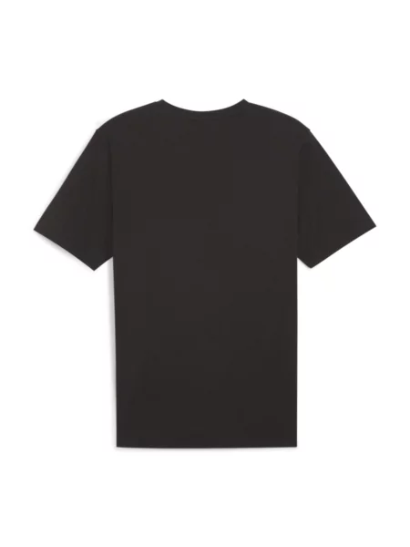 Dziecięca koszulka Puma Teamrise Logo Jersey Cotton Jr czarna