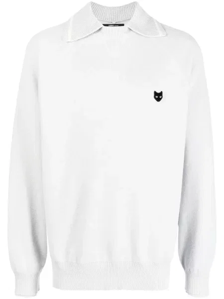 Bluza Zzero By Songzio z okrągłym dekoltem szara