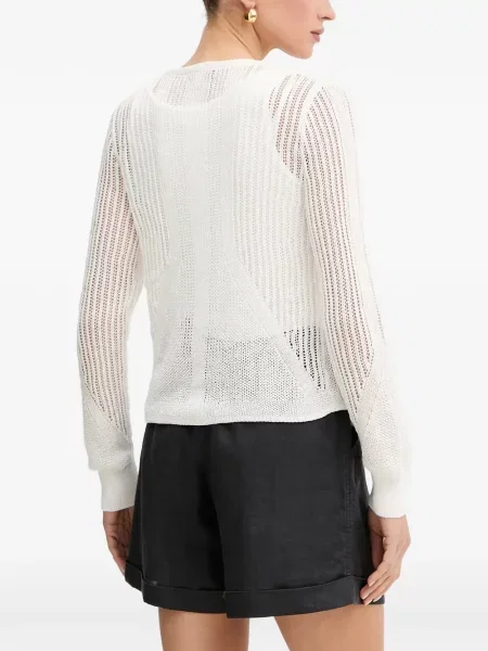 Cardigan Morgan tricotate alb