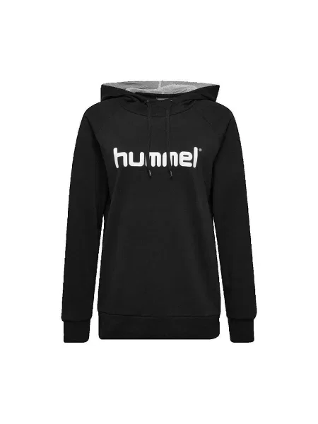 Hanorac cu glugă Hummel cu autograf negru