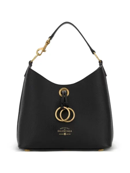 Bőr shopper táska Balenciaga fekete