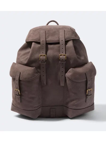 Rucsac Brunello Cucinelli din piele maro