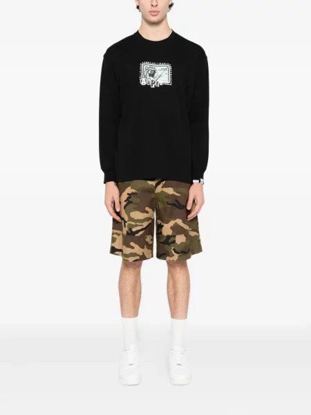 Tricou Aape By A Bathing Ape cu imagine negru