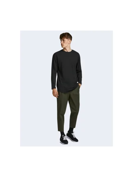Koszulka Jack&jones z okrągłym dekoltem czarna