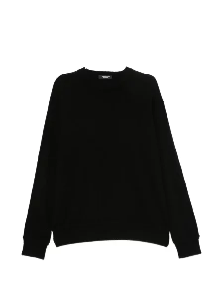 Pulover Undercover cu decolteu rotund negru